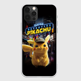 Чехол для iPhone 12 Pro Max с принтом Pikachu Detective , Силикон |  | anime | game | nintendo | pikachu | pokemon | аниме | детектив | игра | кино | пикачу | покемон | эш кетчум