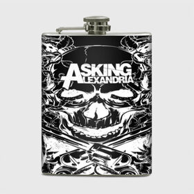 Фляга с принтом Asking Alexandria , металлический корпус | емкость 0,22 л, размер 125 х 94 мм. Виниловая наклейка запечатывается полностью | Тематика изображения на принте: aa | ben bruce | death | destiny | from | metal | rock | sumerian | to | йорк | метал | рок | хард | хеви | электроникор