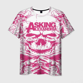 Мужская футболка 3D с принтом Asking Alexandria  , 100% полиэфир | прямой крой, круглый вырез горловины, длина до линии бедер | aa | ben bruce | death | destiny | from | metal | rock | sumerian | to | йорк | метал | рок | хард | хеви | электроникор