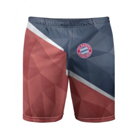 Мужские шорты 3D спортивные с принтом Bayern Manchen. ,  |  | bayern | bayern munchen | fc bayern | football | football club | sport | бавария | спорт | футбол | футбольный клуб