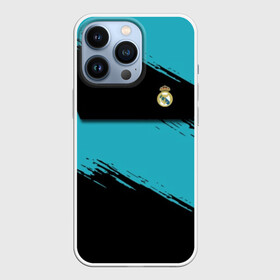 Чехол для iPhone 13 Pro с принтом REAL MADRID. ,  |  | Тематика изображения на принте: abstract | fc | football | football club | geometry | real madrid | sport | texture | абстракция | геометрия | реал мадрид | спорт | спортивные | текстура | униформа | фирменные цвета | фк | футбол | футбольный клуб