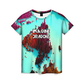 Женская футболка 3D с принтом imagine dragons , 100% полиэфир ( синтетическое хлопкоподобное полотно) | прямой крой, круглый вырез горловины, длина до линии бедер | destiny | from | imagine dragons | metal death | rock | альтернатива | метал | рок | хард | хеви | электроникор
