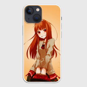 Чехол для iPhone 13 mini с принтом Волчица и пряности ,  |  | anime | manga | okami to koshinryo | spice and wolf | wolf and spice | аниме | волчица и пряности | волчица и специи | манга | оками то косинрё | ранобэ | холо