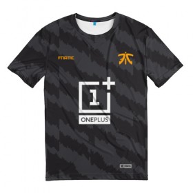 Мужская футболка 3D с принтом Fnatic - Jersey pro 2019 , 100% полиэфир | прямой крой, круглый вырез горловины, длина до линии бедер | 0x000000123 | csgo | fnatic | ксго | фнатик