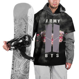Накидка на куртку 3D с принтом BTS K-POP ARMY , 100% полиэстер |  | Тематика изображения на принте: bangtan | bighit | boy | fake love | j hope | jimin | jin | jungkook | korea | kpop | live | luv | mic drop | rm | suga | v | with | бтс | кей | поп