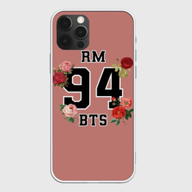 Чехол для iPhone 12 Pro Max с принтом RM BTS , Силикон |  | bangtan | bighit | boy | fake love | j hope | jimin | jin | jungkook | korea | kpop | live | luv | mic drop | rm | suga | v | with | бтс | кей | поп