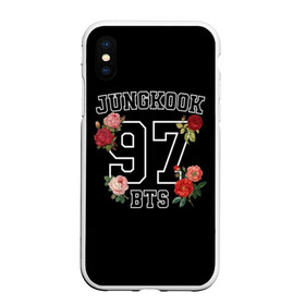 Чехол для iPhone XS Max матовый с принтом JUNGKOOK 97 BTS , Силикон | Область печати: задняя сторона чехла, без боковых панелей | bangtan | bighit | boy | fake love | j hope | jimin | jin | jungkook | korea | kpop | live | luv | mic drop | rm | suga | v | with | бтс | кей | поп