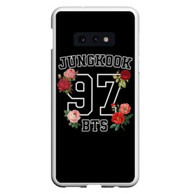 Чехол для Samsung S10E с принтом JUNGKOOK 97 BTS , Силикон | Область печати: задняя сторона чехла, без боковых панелей | bangtan | bighit | boy | fake love | j hope | jimin | jin | jungkook | korea | kpop | live | luv | mic drop | rm | suga | v | with | бтс | кей | поп