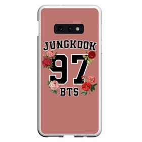 Чехол для Samsung S10E с принтом JUNGKOOK 97 BTS , Силикон | Область печати: задняя сторона чехла, без боковых панелей | bangtan | bighit | boy | fake love | j hope | jimin | jin | jungkook | korea | kpop | live | luv | mic drop | rm | suga | v | with | бтс | кей | поп