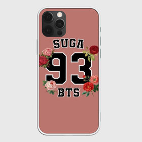 Чехол для iPhone 12 Pro Max с принтом SUGA 93 BTS , Силикон |  | bangtan | bighit | boy | fake love | j hope | jimin | jin | jungkook | korea | kpop | live | luv | mic drop | rm | suga | v | with | бтс | кей | поп