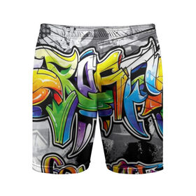 Мужские шорты 3D спортивные с принтом city street ,  |  | grafiti | paint | street art | urban | город | граффити | искусство | кирпичи | краски | рисунки | стена | улицы | уличное искусство