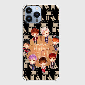 Чехол для iPhone 13 Pro Max с принтом BTS ,  |  | Тематика изображения на принте: bangtanboys | bt 21 | bts | bts army | bts stickers | j hope | jimin | jin | jungkook | k pop | rap monster | rapmon | suga | актер | бойбенд | бтс | корея | певец | стикеры bts