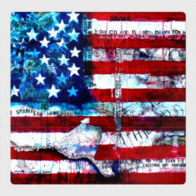 Магнитный плакат 3Х3 с принтом АМЕРИКА , Полимерный материал с магнитным слоем | 9 деталей размером 9*9 см | usa | абстракция | америка | американский | герб | звезды | краска | символика сша | страны | сша | флаг | штаты