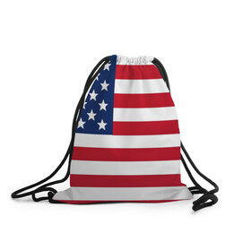 Рюкзак-мешок 3D с принтом USA , 100% полиэстер | плотность ткани — 200 г/м2, размер — 35 х 45 см; лямки — толстые шнурки, застежка на шнуровке, без карманов и подкладки | usa | абстракция | америка | американский | герб | звезды | краска | символика сша | страны | сша | флаг | штаты