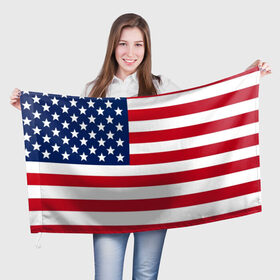 Флаг 3D с принтом USA , 100% полиэстер | плотность ткани — 95 г/м2, размер — 67 х 109 см. Принт наносится с одной стороны | usa | абстракция | америка | американский | герб | звезды | краска | символика сша | страны | сша | флаг | штаты