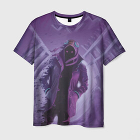 Мужская футболка 3D с принтом Purple , 100% полиэфир | прямой крой, круглый вырез горловины, длина до линии бедер | brawl stars | jessie | leon | spike | бравл старс | джесси | леон | спайк