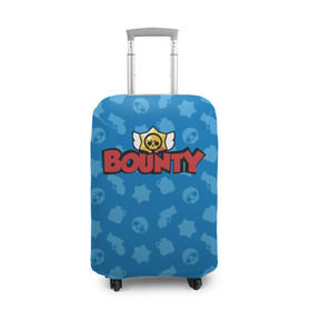 Чехол для чемодана 3D с принтом Bounty BS , 86% полиэфир, 14% спандекс | двустороннее нанесение принта, прорези для ручек и колес | brawl stars | jessie | leon | spike | бравл старс | джесси | леон | спайк
