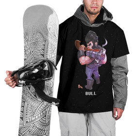 Накидка на куртку 3D с принтом Bill , 100% полиэстер |  | brawl stars | jessie | leon | spike | бравл старс | джесси | леон | спайк