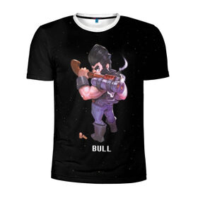Мужская футболка 3D спортивная с принтом Bill , 100% полиэстер с улучшенными характеристиками | приталенный силуэт, круглая горловина, широкие плечи, сужается к линии бедра | brawl stars | jessie | leon | spike | бравл старс | джесси | леон | спайк