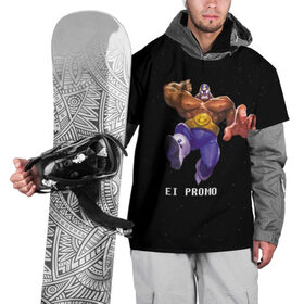 Накидка на куртку 3D с принтом EI PROMO , 100% полиэстер |  | brawl stars | jessie | leon | spike | бравл старс | джесси | леон | спайк