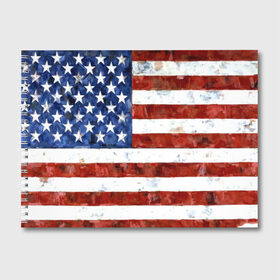 Альбом для рисования с принтом США ФЛАГ , 100% бумага
 | матовая бумага, плотность 200 мг. | Тематика изображения на принте: usa | абстракция | америка | американский | герб | звезды | краска | символика сша | страны | сша | флаг | штаты