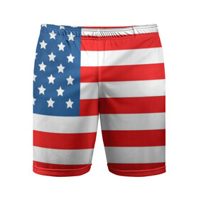 Мужские шорты спортивные с принтом Соединенные Штаты Америки ,  |  | usa | абстракция | америка | американский | герб | звезды | краска | символика сша | страны | сша | флаг | штаты