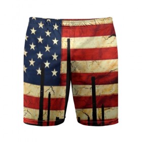 Мужские шорты 3D спортивные с принтом USA URBAN ,  |  | usa | абстракция | америка | американский | герб | звезды | краска | символика сша | страны | сша | флаг | штаты