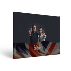 Холст прямоугольный с принтом The Beatles , 100% ПВХ |  | england | flag | group | music | rock | the beatles | битлз | группа | музыка
