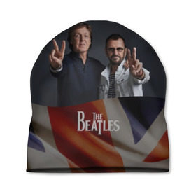 Шапка 3D с принтом The Beatles , 100% полиэстер | универсальный размер, печать по всей поверхности изделия | england | flag | group | music | rock | the beatles | битлз | группа | музыка