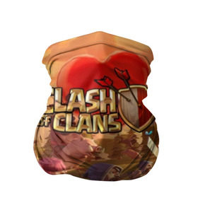 Бандана-труба 3D с принтом Clash of Clans , 100% полиэстер, ткань с особыми свойствами — Activecool | плотность 150‒180 г/м2; хорошо тянется, но сохраняет форму | base | clan wars | coc | hall | hog rider | royale | town | trap | база | гоблин | золото | клеш оф кленс | кок | крепость | кристаллы | трофей | эликсир