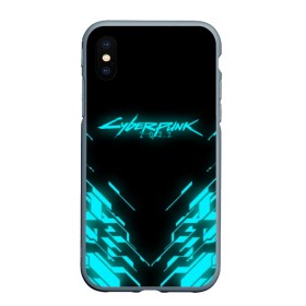 Чехол для iPhone XS Max матовый с принтом CYBERPUNK 2077 , Силикон | Область печати: задняя сторона чехла, без боковых панелей | Тематика изображения на принте: 2019 | cd project red | cyberpunk 2077 | future | hack | night city | samurai | sci fi | андроиды | безумие | будущее | киберпанк 2077 | логотип | роботы | самураи | фантастика | цифры