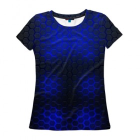 Женская футболка 3D с принтом СТАЛЬНАЯ БРОНЯ , 100% полиэфир ( синтетическое хлопкоподобное полотно) | прямой крой, круглый вырез горловины, длина до линии бедер | 