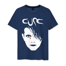 Мужская футболка хлопок с принтом The Cure , 100% хлопок | прямой крой, круглый вырез горловины, длина до линии бедер, слегка спущенное плечо. | cure | robert james smith | the cure | готик рок | группы | музыка | постпанк | роберт смит | рок