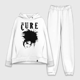 Женский костюм хлопок Oversize с принтом The Cure ,  |  | Тематика изображения на принте: cure | robert james smith | the cure | готик рок | группы | музыка | постпанк | роберт смит | рок