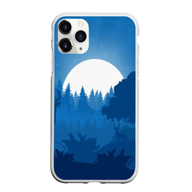 Чехол для iPhone 11 Pro Max матовый с принтом Firewatch , Силикон |  | blue forest | environments | firewatch | firewatch stylization | game | illustration | painting | storytelling | игры | лес | пейзаж | природа | река | речка | сова | стиль