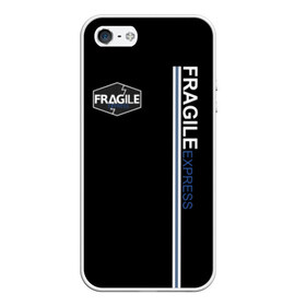 Чехол для iPhone 5/5S матовый с принтом FRAGILE EXPRESS , Силикон | Область печати: задняя сторона чехла, без боковых панелей | bridges | death stranding | fragile express | games | kojima | kojima productions | logo | ludens | игры | кодзима | лого | люденс