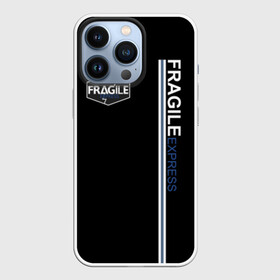 Чехол для iPhone 13 Pro с принтом FRAGILE EXPRESS | DEATH STRANDING | DS ,  |  | bridges | death stranding | fragile express | games | kojima | kojima productions | logo | ludens | игры | кодзима | лого | люденс
