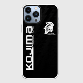 Чехол для iPhone 13 Pro Max с принтом KOJIMA PRODUCTIONS ,  |  | bridges | death stranding | fragile express | games | kojima | kojima productions | logo | ludens | игры | кодзима | лого | люденс