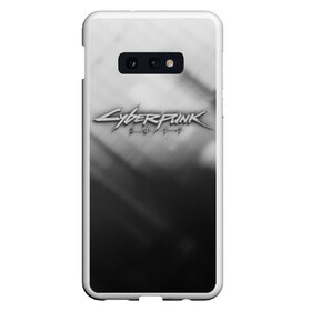 Чехол для Samsung S10E с принтом CYBERPUNK 2077 , Силикон | Область печати: задняя сторона чехла, без боковых панелей | 2019 | black | cd project red | cyberpunk 2077 | future | grey | hack | night city | samurai | sci fi | андроиды | безумие | будущее | киберпанк 2077 | логотип | роботы | самураи | фантастика | цифры