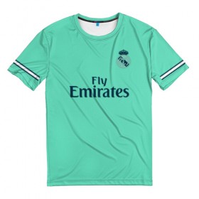 Мужская футболка 3D с принтом Bale alternative 19-20 , 100% полиэфир | прямой крой, круглый вырез горловины, длина до линии бедер | Тематика изображения на принте: bale | champions | league | madrid | real | spain | гарет бейл | испания | лига | мадрид | реал | чемпионов