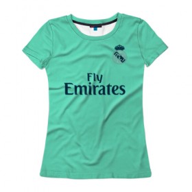 Женская футболка 3D с принтом Bale alternative 19-20 , 100% полиэфир ( синтетическое хлопкоподобное полотно) | прямой крой, круглый вырез горловины, длина до линии бедер | bale | champions | league | madrid | real | spain | гарет бейл | испания | лига | мадрид | реал | чемпионов