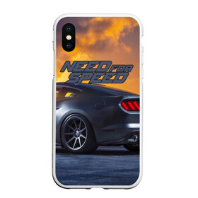 Чехол для iPhone XS Max матовый с принтом Need for Speed , Силикон | Область печати: задняя сторона чехла, без боковых панелей | games | most | nfs mw | off | payback | racing | rip | wanted | авто | вип | гонки | жажда скорости | класс | машины | нид | симулятор | фор