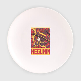 Тарелка с принтом Megumin плакат в профиль , фарфор | диаметр - 210 мм
диаметр для нанесения принта - 120 мм | Тематика изображения на принте: anime | konosuba | manga | megumin | аниме | коносуба | манга | мэгумин