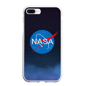 Чехол для iPhone 7Plus/8 Plus матовый с принтом NASA , Силикон | Область печати: задняя сторона чехла, без боковых панелей | galaxy | nasa | space | space company | star | астрономия | галактика | звезды | космическая компания | космос | наса