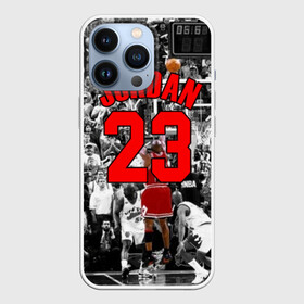 Чехол для iPhone 13 Pro с принтом MICHAEL JORDAN | 23 | МАЙКЛ ДЖОРДАН ,  |  | 23 | bulls | chicago bulls | jordan | logo | michael jordan | nba | paris saint germain | psg | red | sport | быки | джордан | лого | майкл джордан | псг | спорт | чигаго буллс