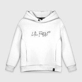 Детское худи Oversize хлопок с принтом LIL PEEP (НА СПИНЕ) , френч-терри — 70% хлопок, 30% полиэстер. Мягкий теплый начес внутри —100% хлопок | боковые карманы, эластичные манжеты и нижняя кромка, капюшон на магнитной кнопке | lil peep | lil prince | logo | music | rap | зарубежная музыка | зарубежные | лил пип | лого | маленький принц | музыка | реп