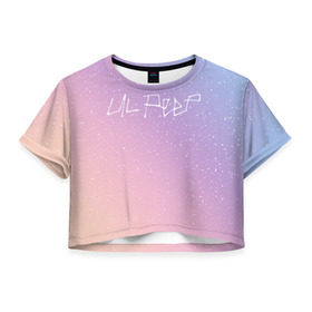 Женская футболка Cropp-top с принтом LIL PEEP , 100% полиэстер | круглая горловина, длина футболки до линии талии, рукава с отворотами | lil peep | lil prince | logo | music | rap | зарубежная музыка | зарубежные | лил пип | лого | маленький принц | музыка | реп