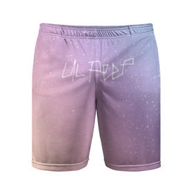 Мужские шорты 3D спортивные с принтом LIL PEEP ,  |  | lil peep | lil prince | logo | music | rap | зарубежная музыка | зарубежные | лил пип | лого | маленький принц | музыка | реп