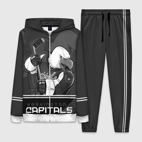 Женский костюм 3D с принтом Washington Capitals ,  |  | capitals | hokkey | nhl | ovechkin | washington | александр | вашингтон | кэпиталз | кэпиталс | овечкин | хоккеист | хоккей