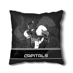 Подушка 3D с принтом Washington Capitals , наволочка – 100% полиэстер, наполнитель – холлофайбер (легкий наполнитель, не вызывает аллергию). | состоит из подушки и наволочки. Наволочка на молнии, легко снимается для стирки | Тематика изображения на принте: capitals | hokkey | nhl | ovechkin | washington | александр | вашингтон | кэпиталз | кэпиталс | овечкин | хоккеист | хоккей